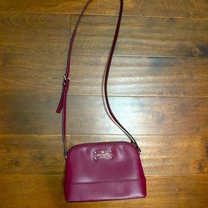 Kate Spade Burgundy Crossbody Bag